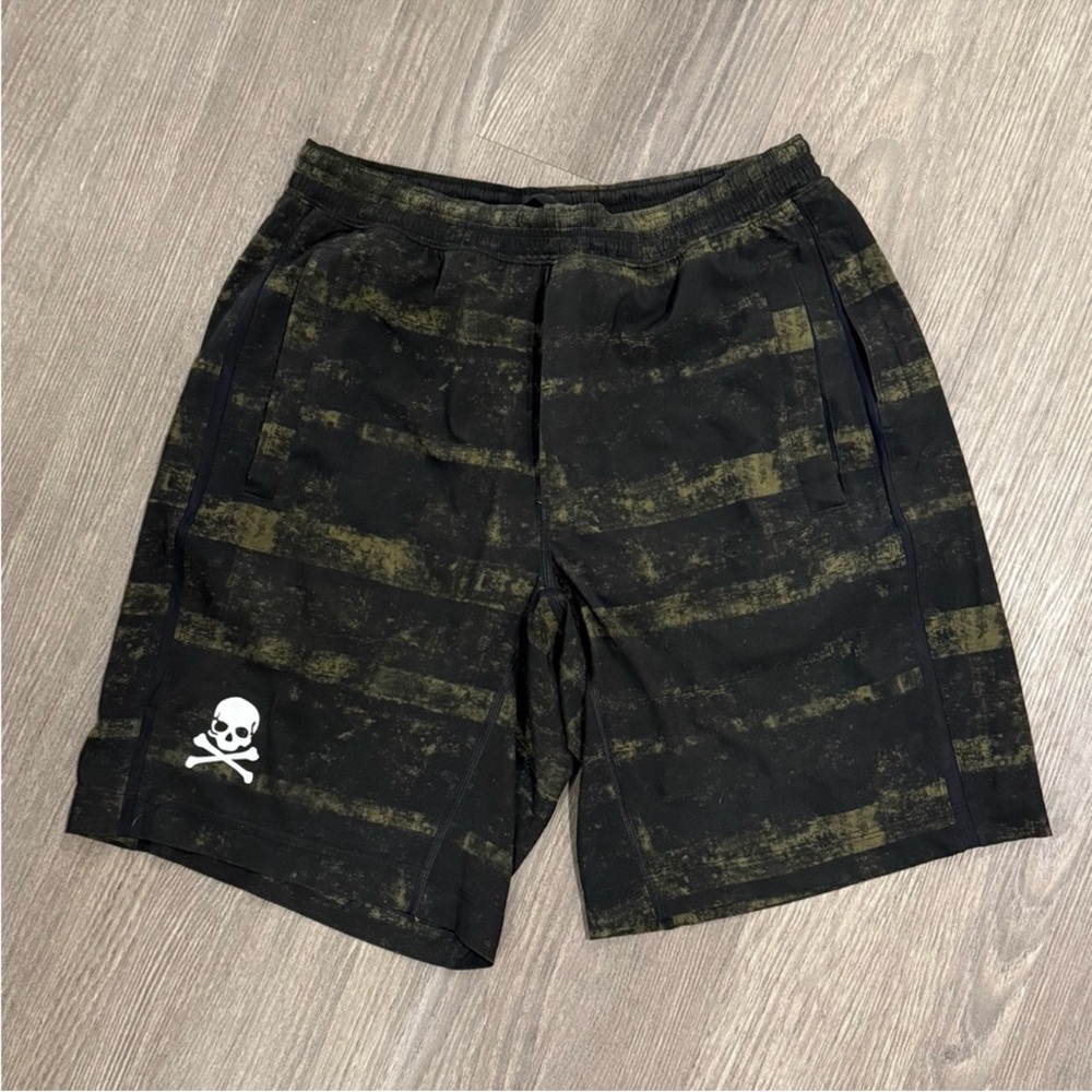 lululemon athletica x SoulCyce Black and Olive Athletic Shorts